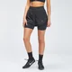 MP Naisten Velocity Running Double Layer Shortsit - Musta