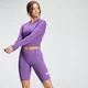 MP Naisten Essentials Training Dry Tech pitkähihainen Crop Top - syvän liila