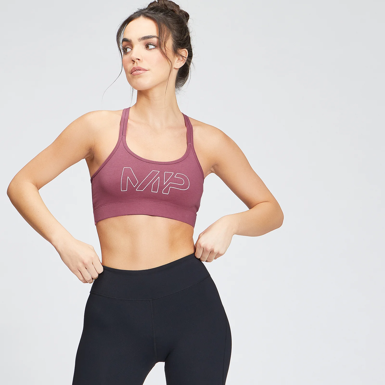 MP Naisten Original Jersey Bra - Frosted Berry - huurteinen marja - XXS Image 1