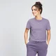 MP Naisten Essentials Crop T-paita - Smokey Purple (savunlila)