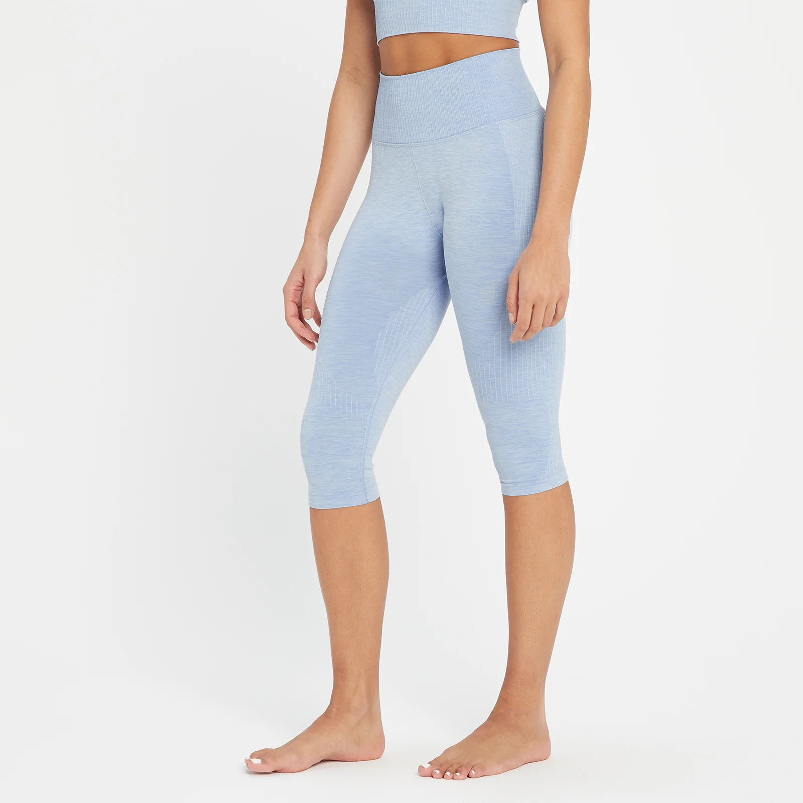 MP Naisten Composure Saumattomat Capri Leggingsit - Blue Sky - Sininen taivas - XS Image 1