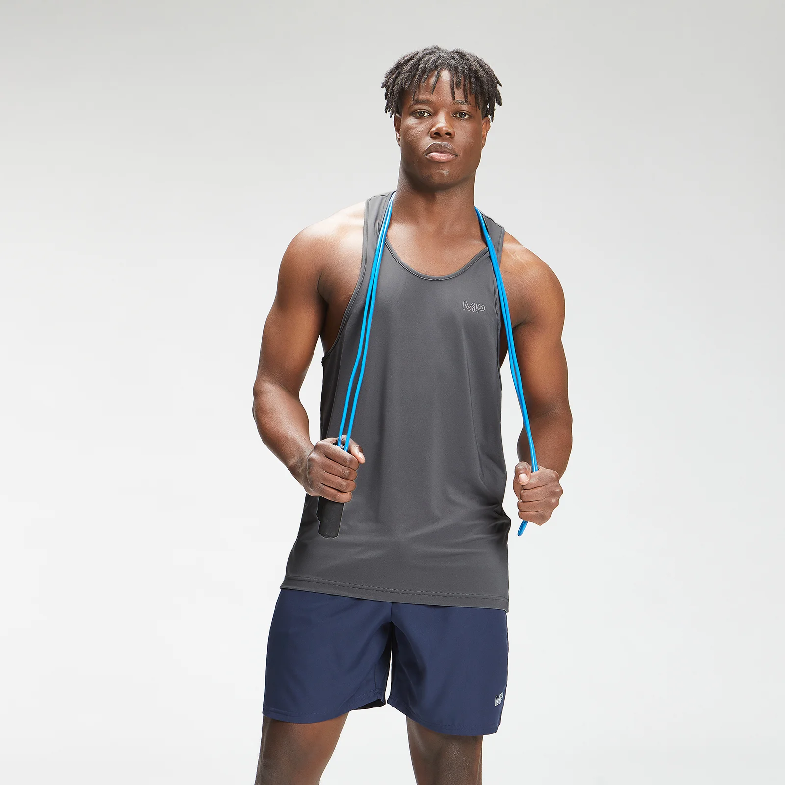 MP Miesten Repeat Mark Graphic Training Stringer - Hiili - XXS Image 1