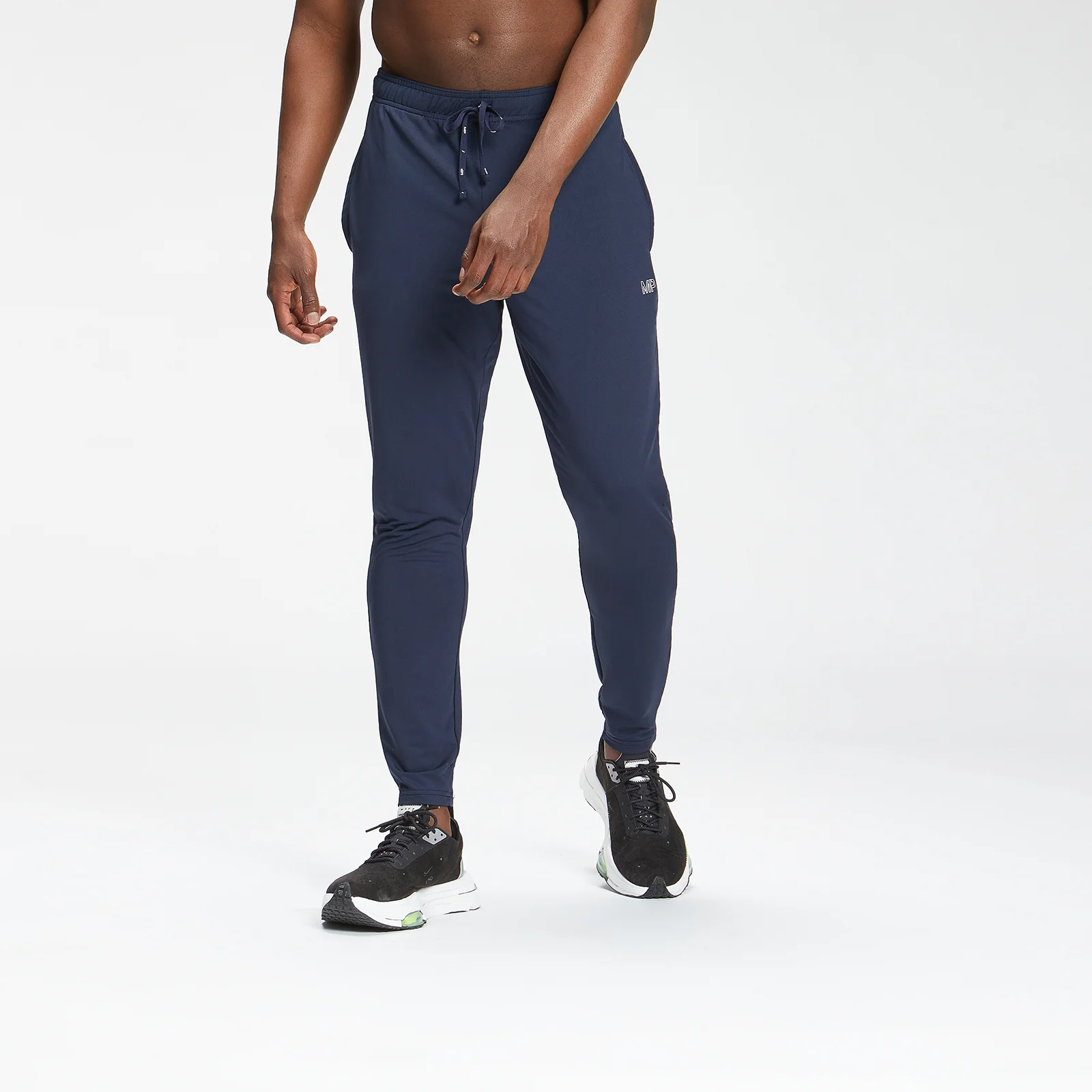 MP Men's Repeat Mark Graphic Training Joggers - Petrol Blue - XXS Image 1