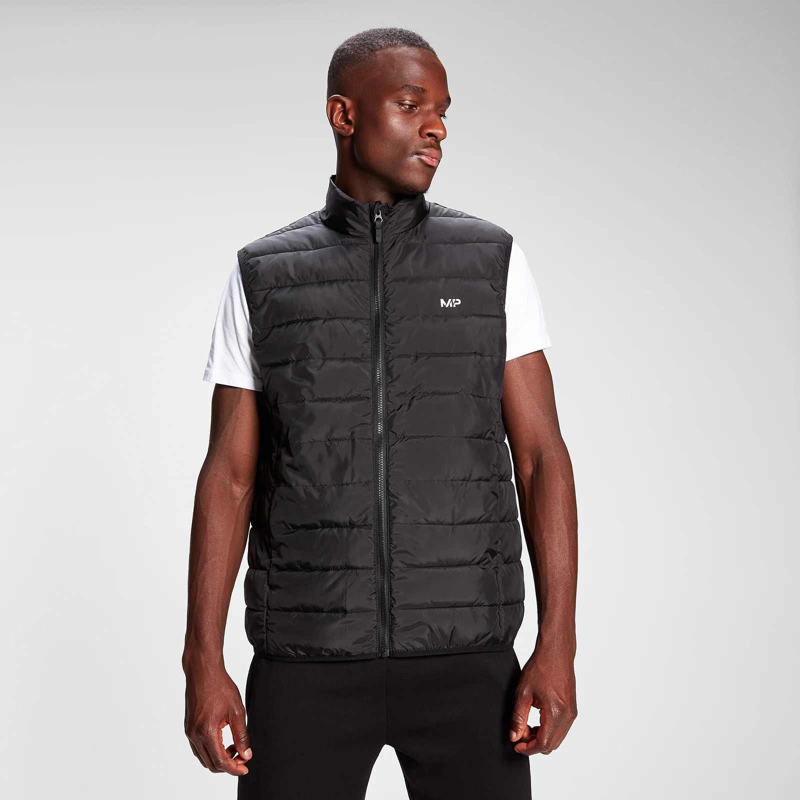 MP Men's Lightweight Gilet - Black - XXS Image 1