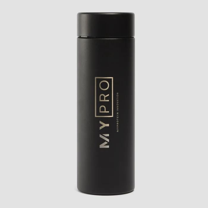 MYPRO iso metallinen vesipullo – Musta – 750 ml