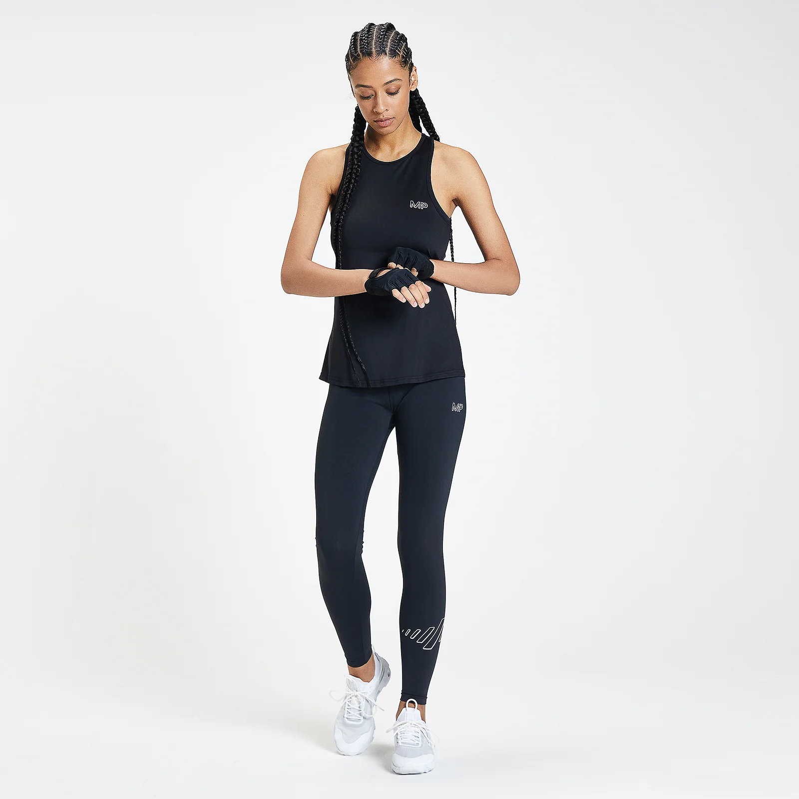 MP Naisten Infinity Mark Training -racerback-liivi - musta - XXS Image 1