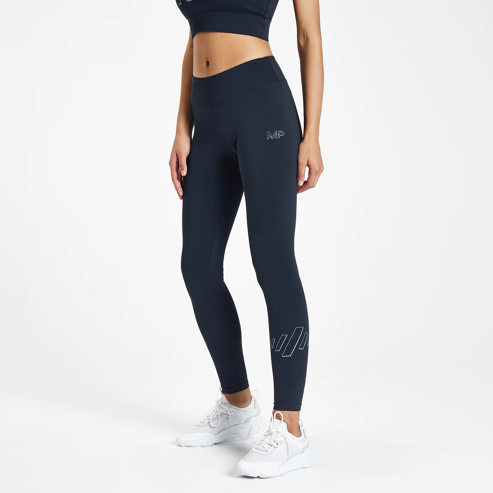 MP Naisten Infinity Mark Training -leggingsit - petrolinsininen - XXS Image 1