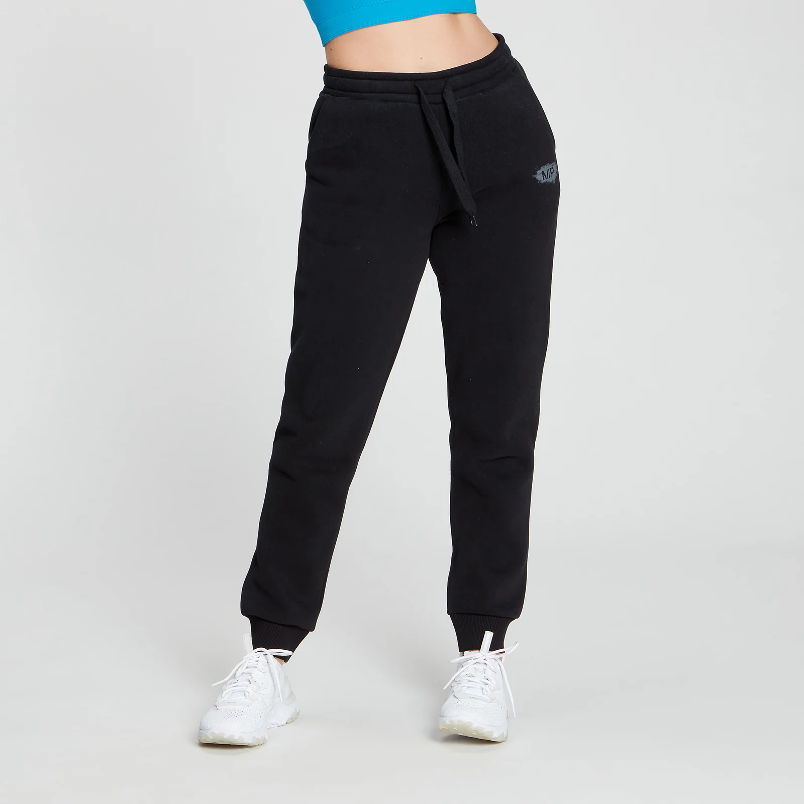 MP Women's Chalk Graphic Joggers - Black - XXS Image 1
