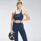 MP Women's Repeat Mark Graphic Training Sports Bra - petrolin sininen