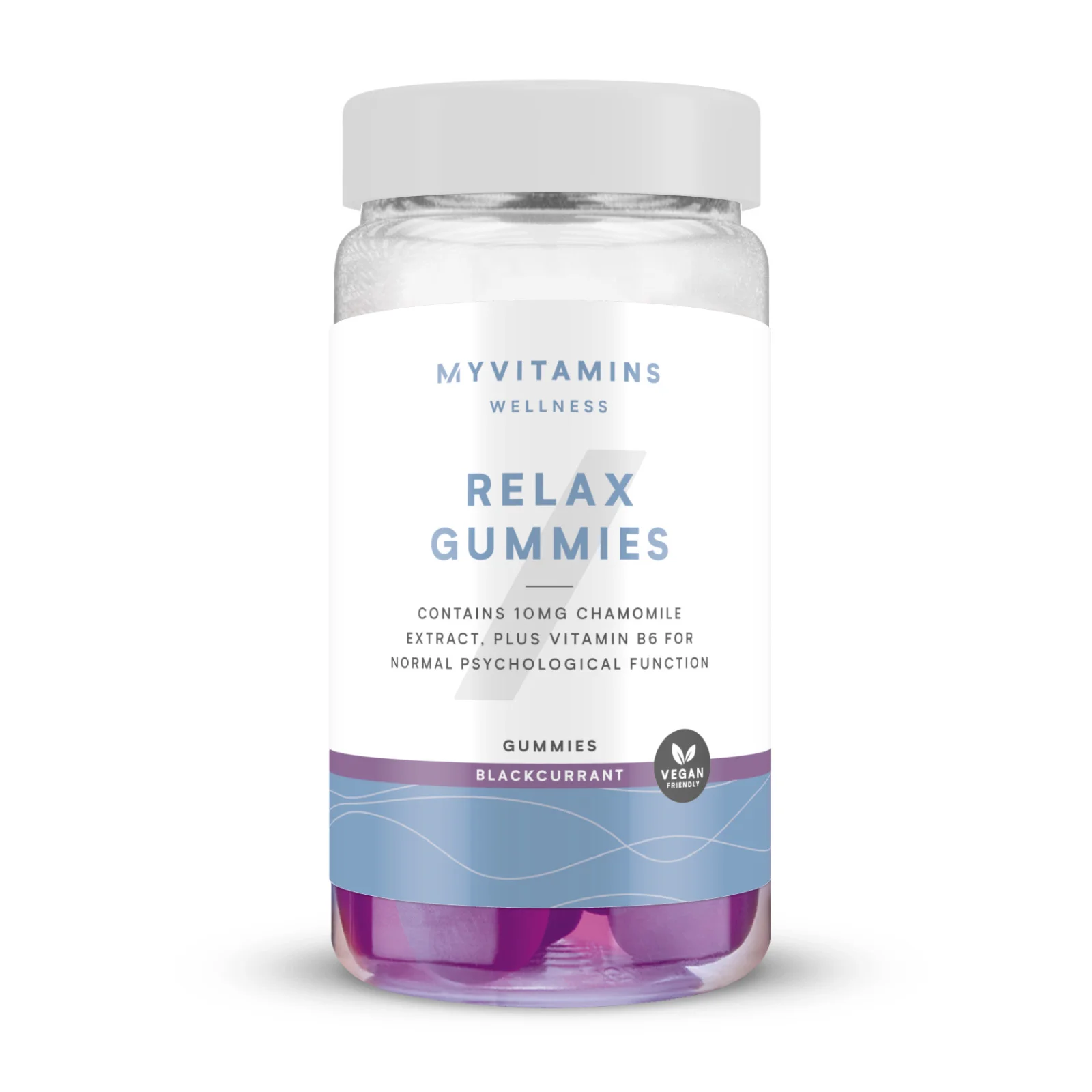 Relax Gummies - 60gummies - Mustaherukka Image 1