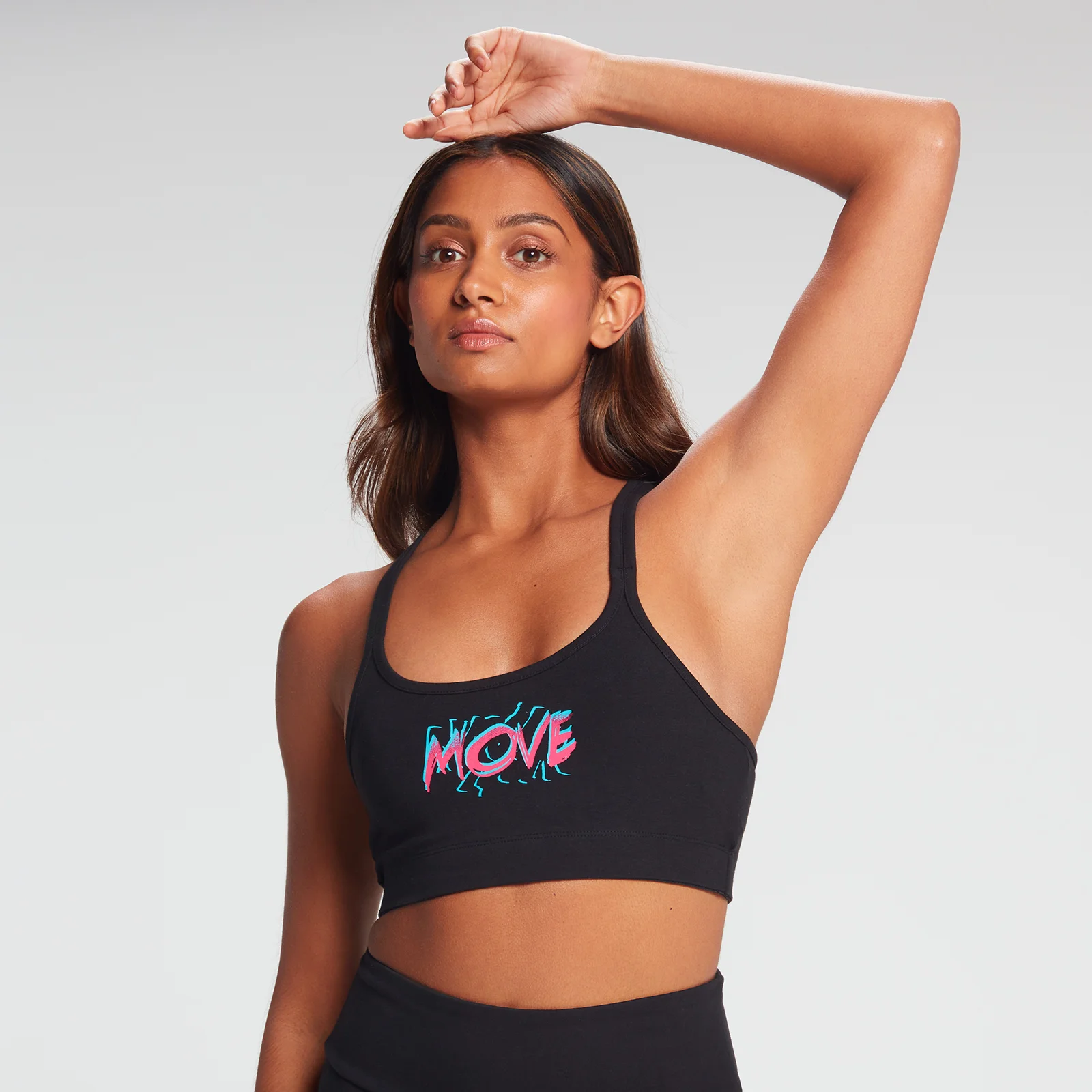 Naisten MP Retro Move Sports Bra – Musta - XXS Image 1