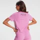 Naisten MP Retro Move Short Sleeve Crop Top – Pinkki