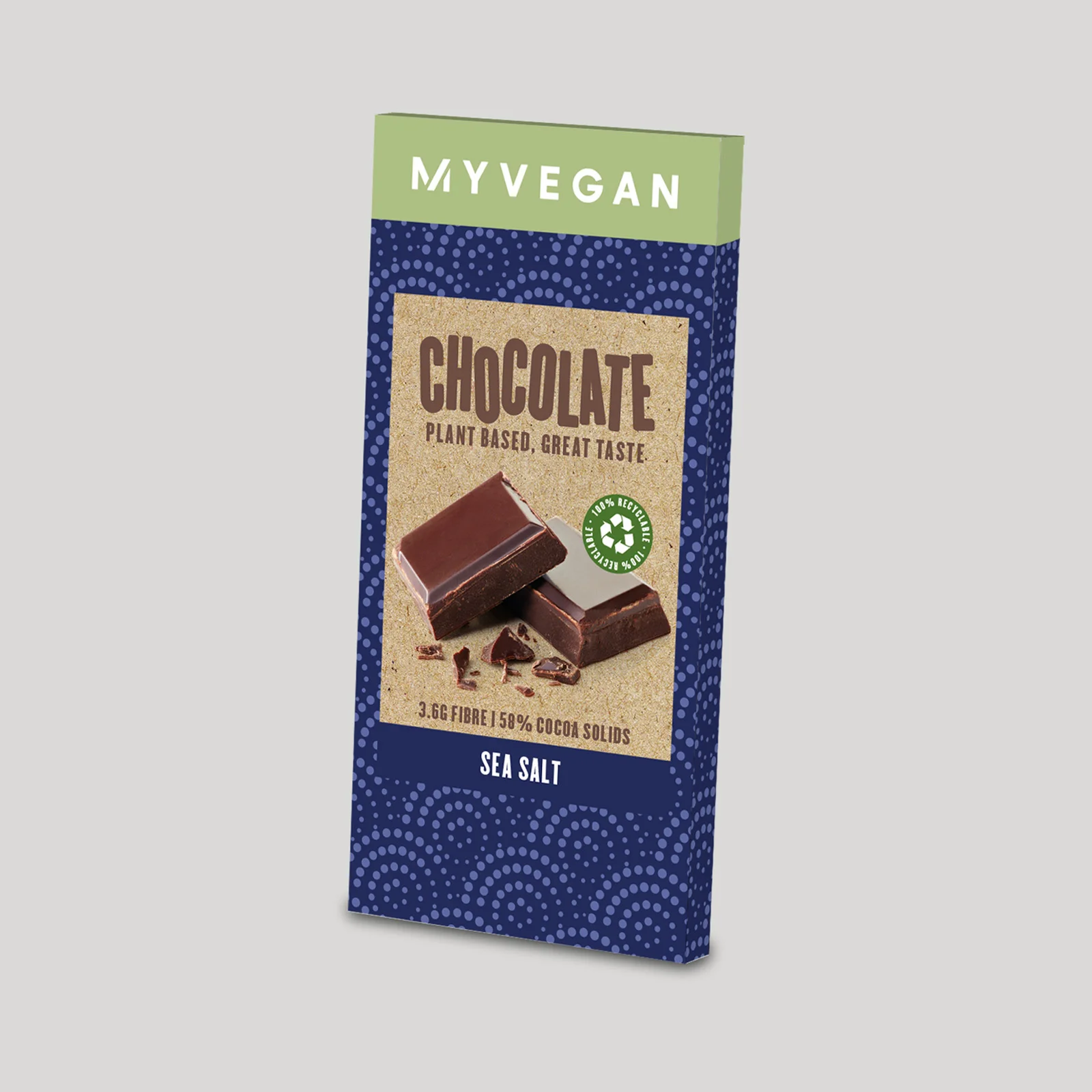 Vegan Chocolate - 35g - Sea Salt Image 1
