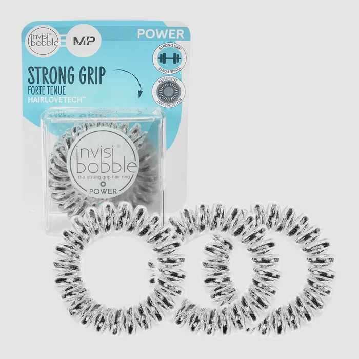MP X Invisibobble® Power -heijastin - Musta - 3 PACK