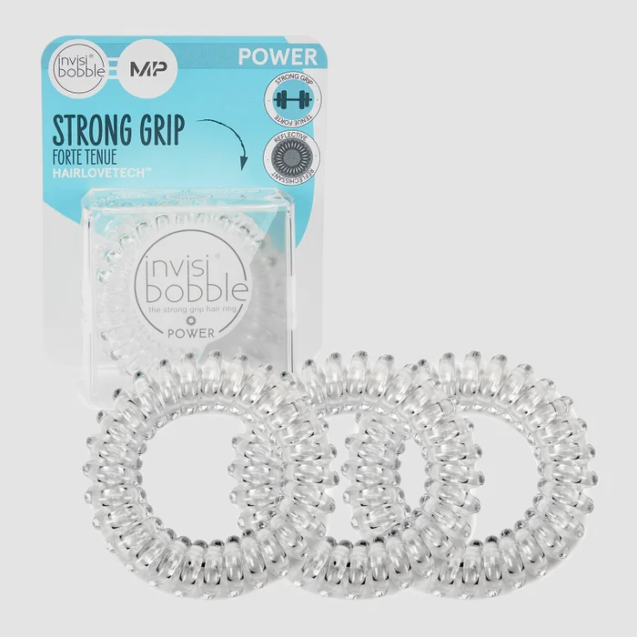 MP X Invisibobble® -tehoheijastin - Kristallinkirkas - KOLMEN PAKKAUS
