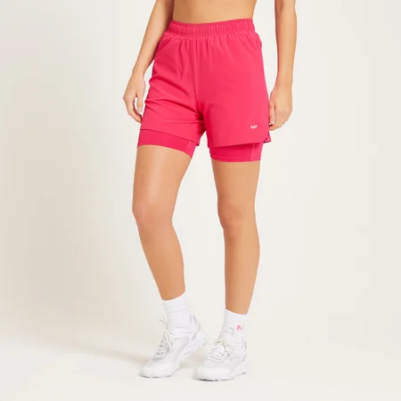 Naisten MP Training 2-in-1-shortsit - Magenta