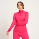 Naisten vartalonmyötäinen 1/4 -vetoketjullinen MP Training -pusero - Magenta