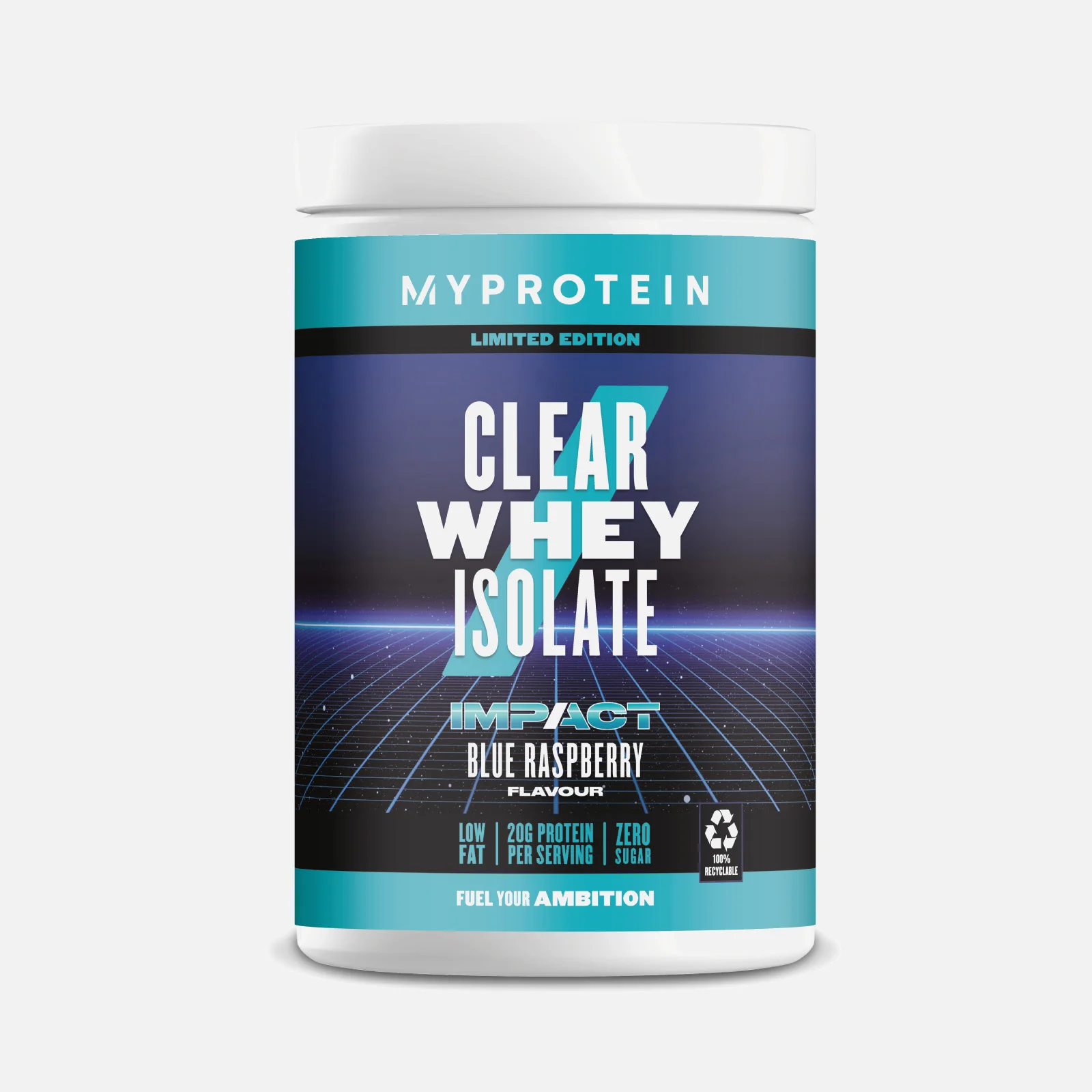 Clear Whey Isolate - Blue Raspberry Image 1