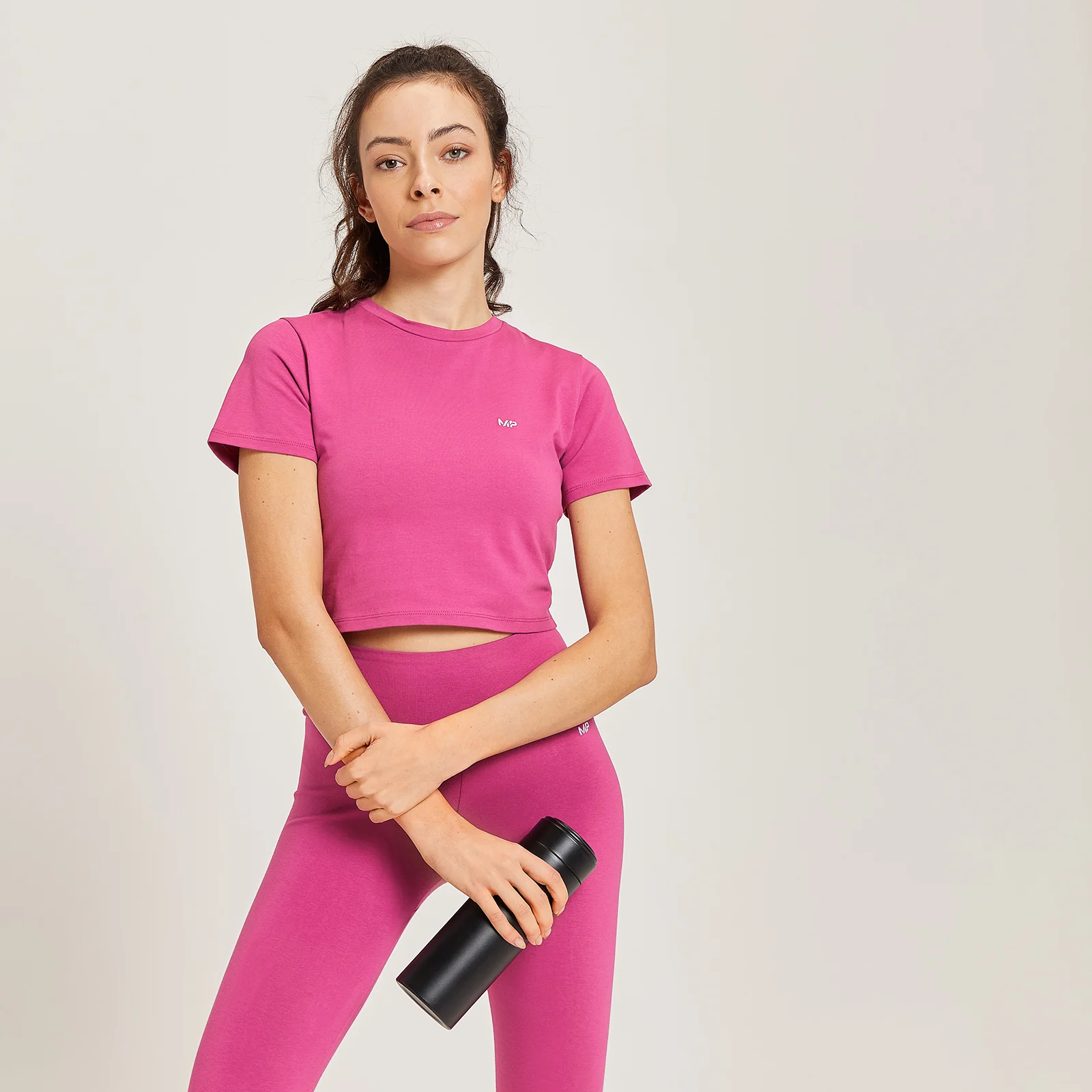 Naisten vartalonmyötäinen lyhyt MP Essential -t-paita - Sangrian - XXS Image 1