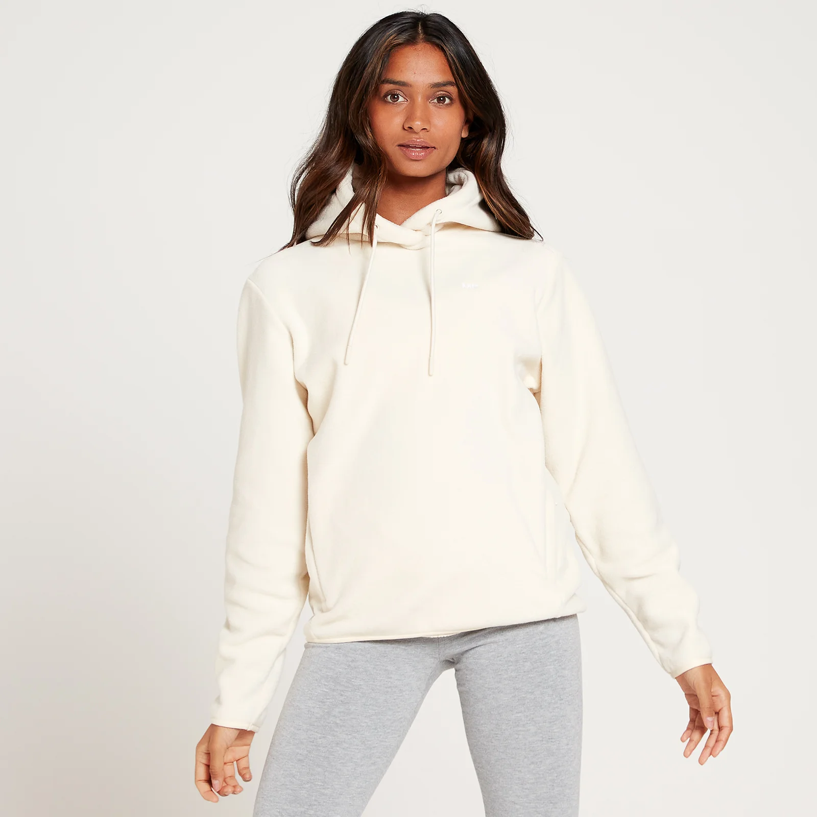 Naisten MP Essential Fleece Overhead -huppari - Luonnonvalkoinen - XXS Image 1