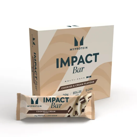 Impact Protein Bar - 6 x 64g - Cookies ja Cream