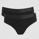 Naisten MP-hipsterit (2-pack) – Musta
