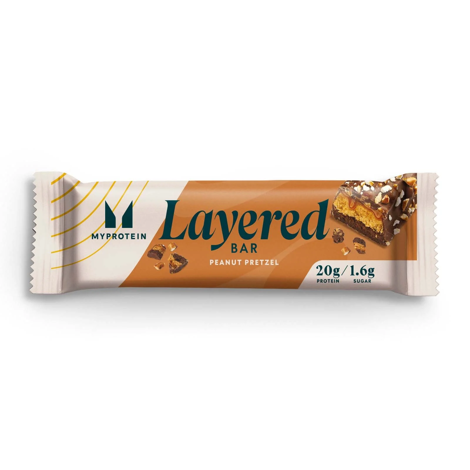 Myprotein 6-Layer Protein Bar (Sample) - Chocolate Peanut Pretzel Image 1