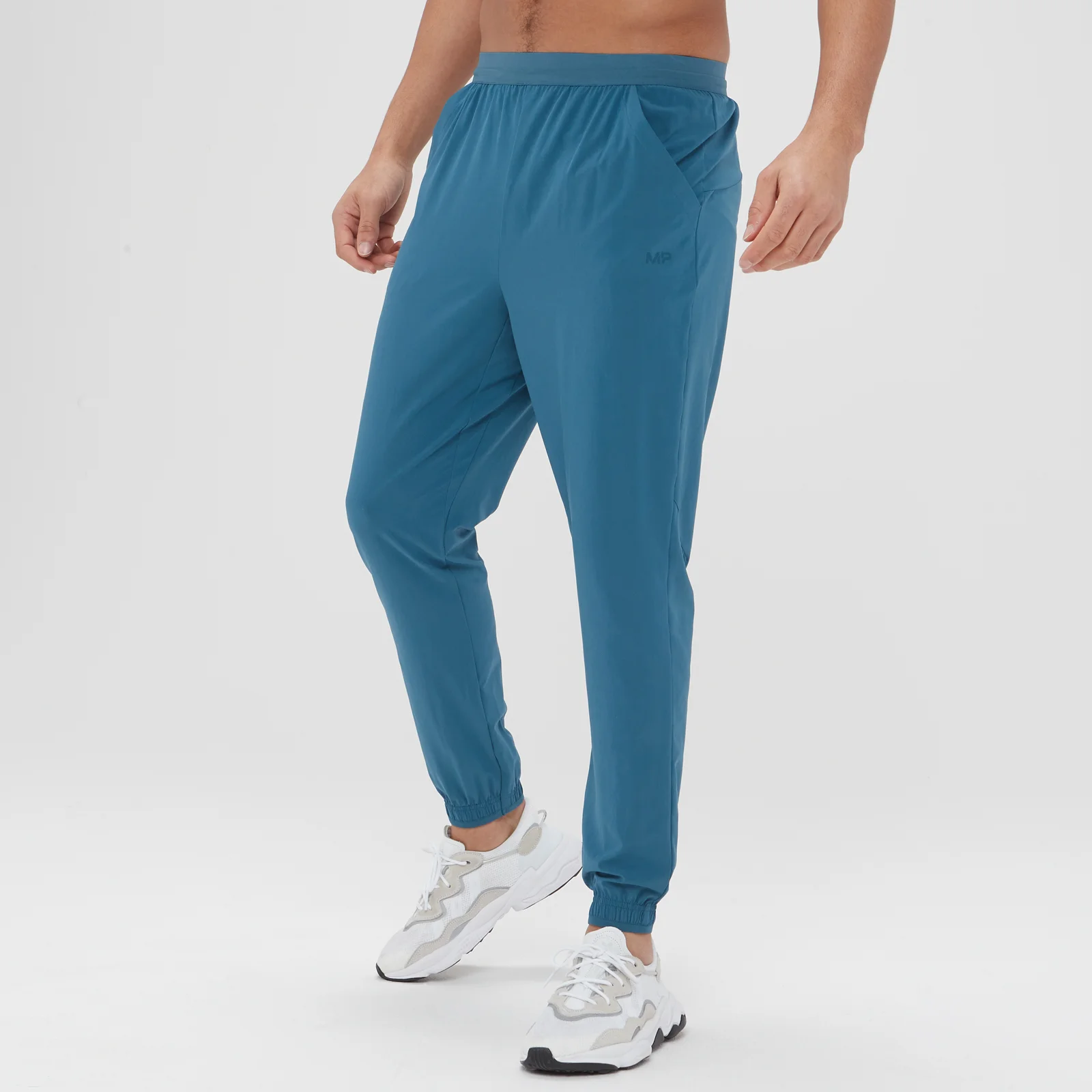 Miesten kudoskankaiset MP Composure -verryttelyhousut – Teal blue - XXS Image 1