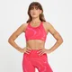 Naisten saumattomat MP Tempo Wave -urheiluliivit –Rouge red