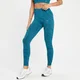 Naisten saumattomat MP Tempo Wave -leggingsit – Teal blue