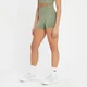 Naisten saumattomat MP Shape -pyöräilyshortsit – Washed jade