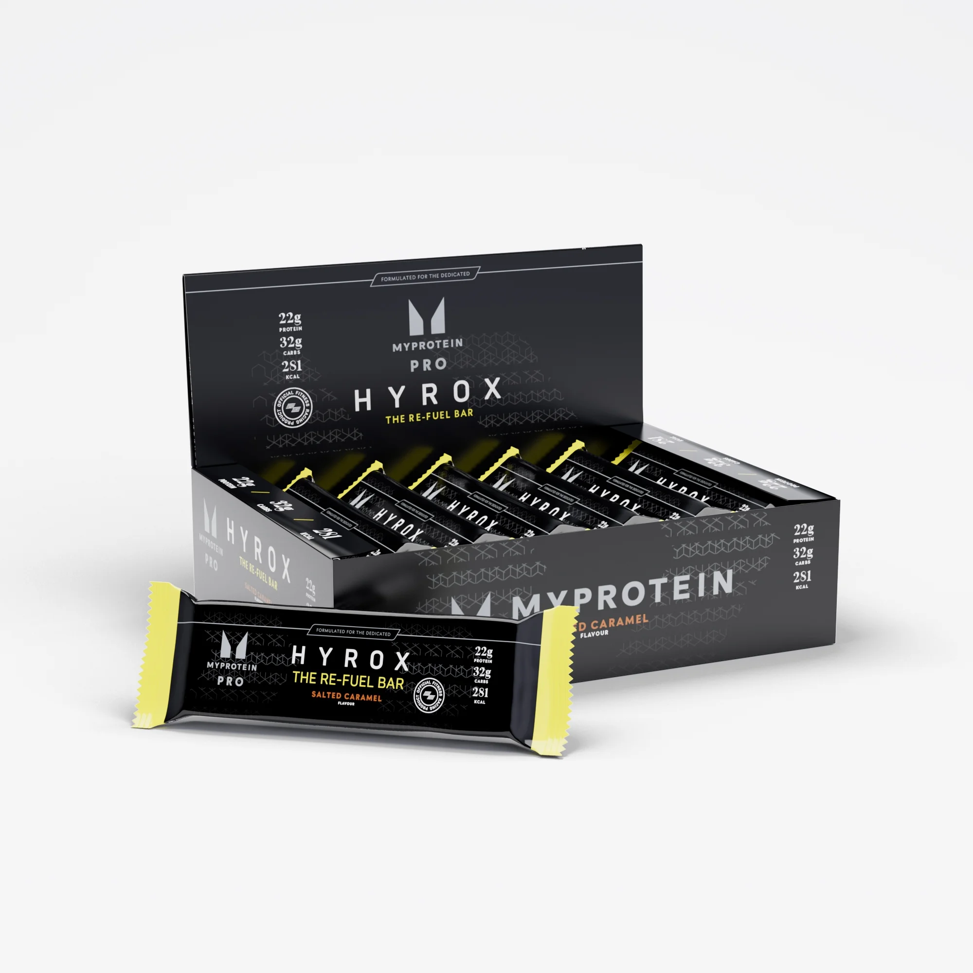 THE Re-Fuel Bar – HYROX-versio - 12 x 80g - Salted Caramel Image 1
