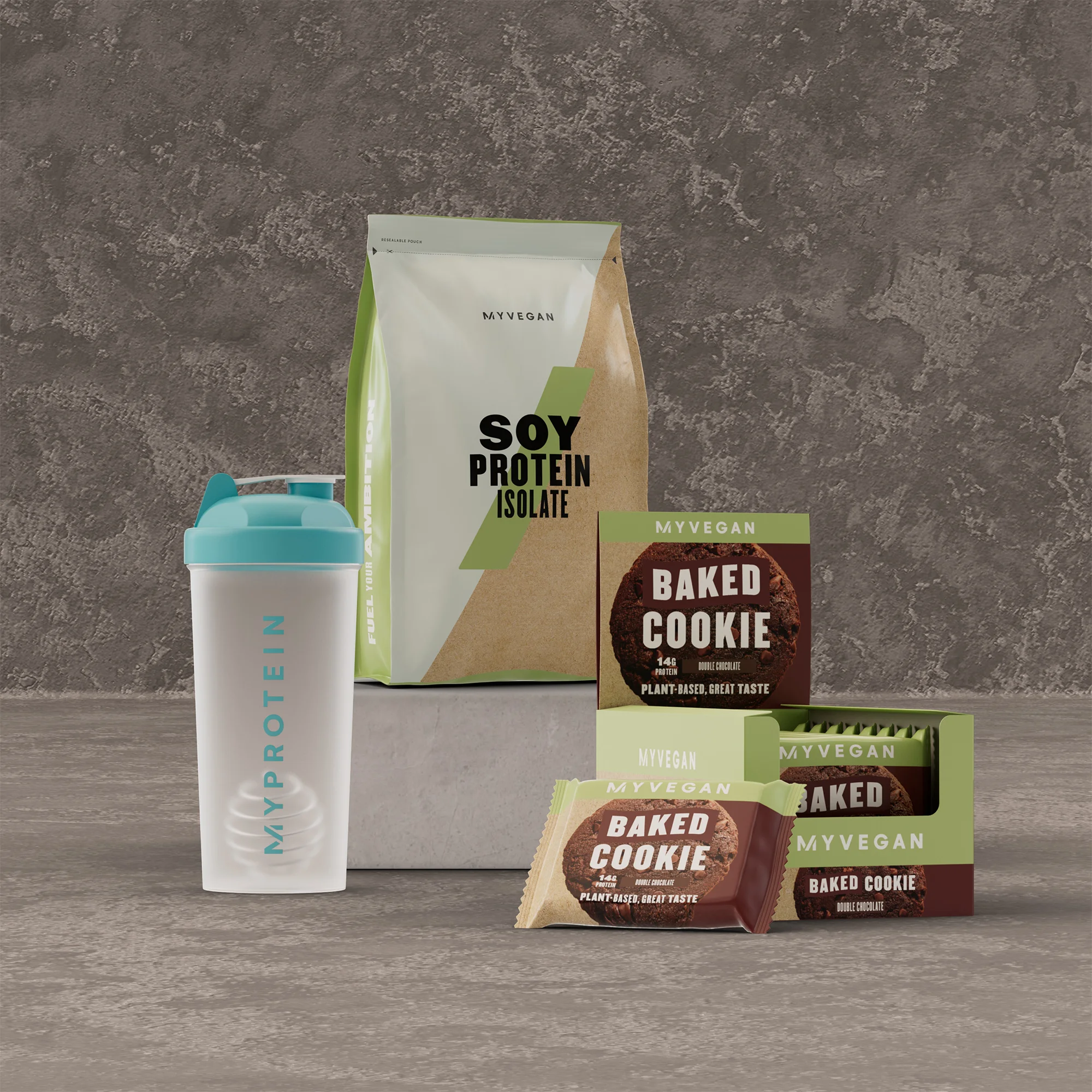 Vegan Protein Starter Pack - Double Chocolate - Salted Caramel Image 1