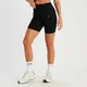 Naisten MP Tempo Rib -saumattomat shortsit – Musta