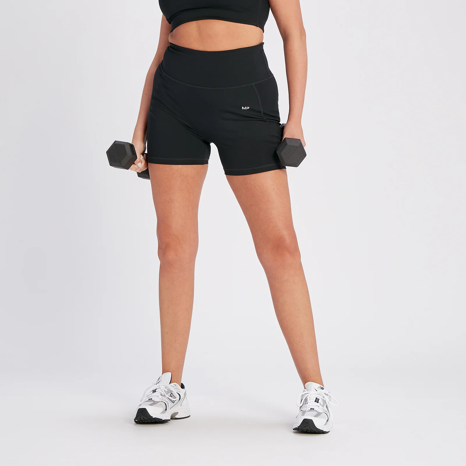 Naisten MP Tempo -shortsit – musta - XS Image 1
