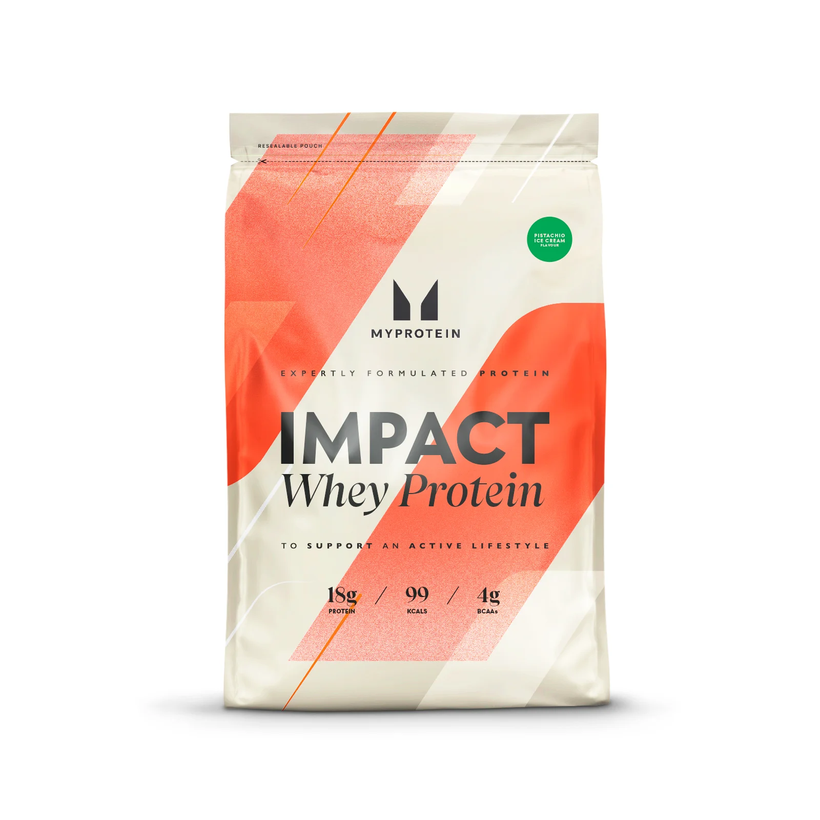 Impact Whey Protein – pistaasijäätelön makuinen - 1kg Image 1