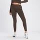 Naisten saumattomat MP Shape -leggingsit – kahvi