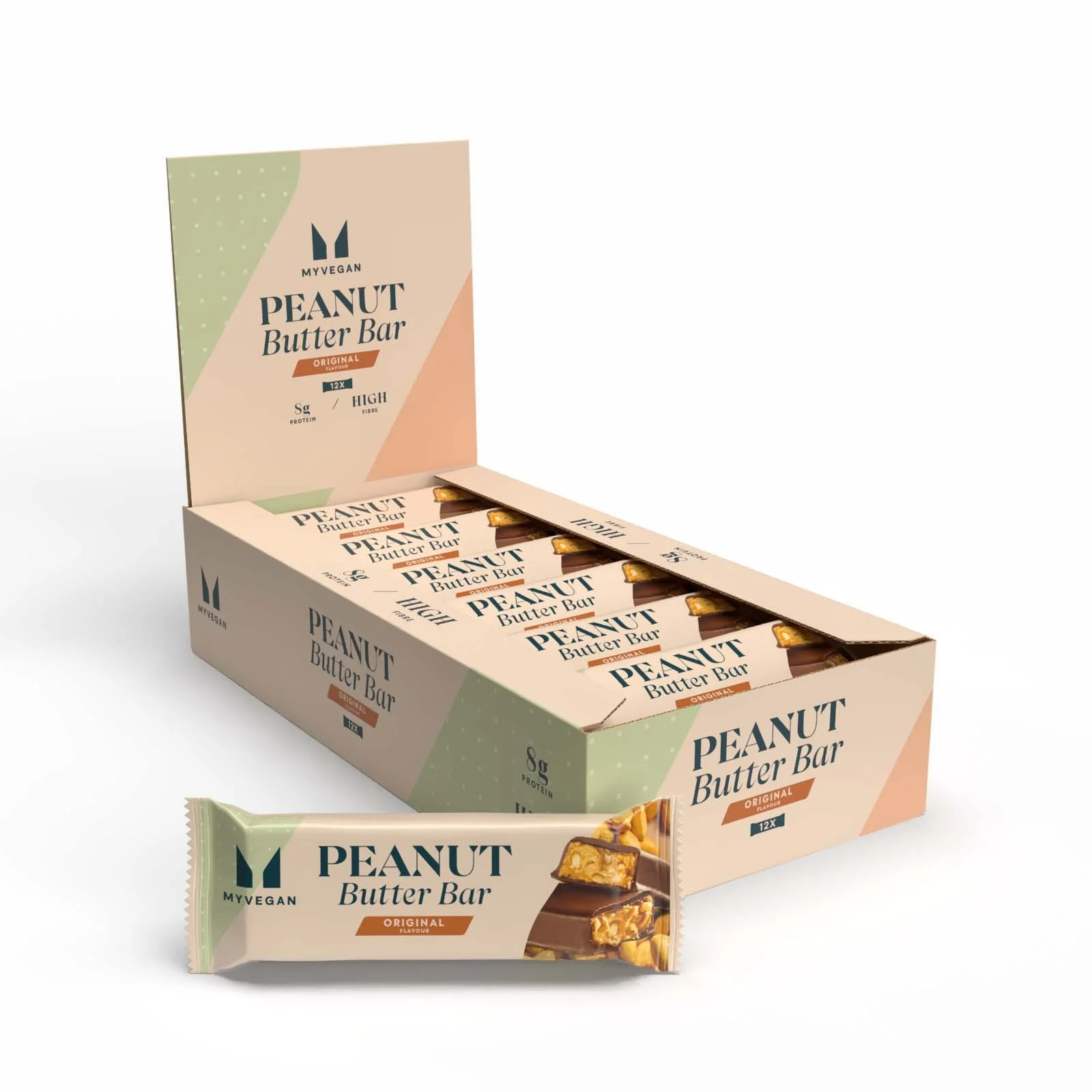 Peanut Butter Bar - 12 x 38g - Maapähkinävoi Image 1