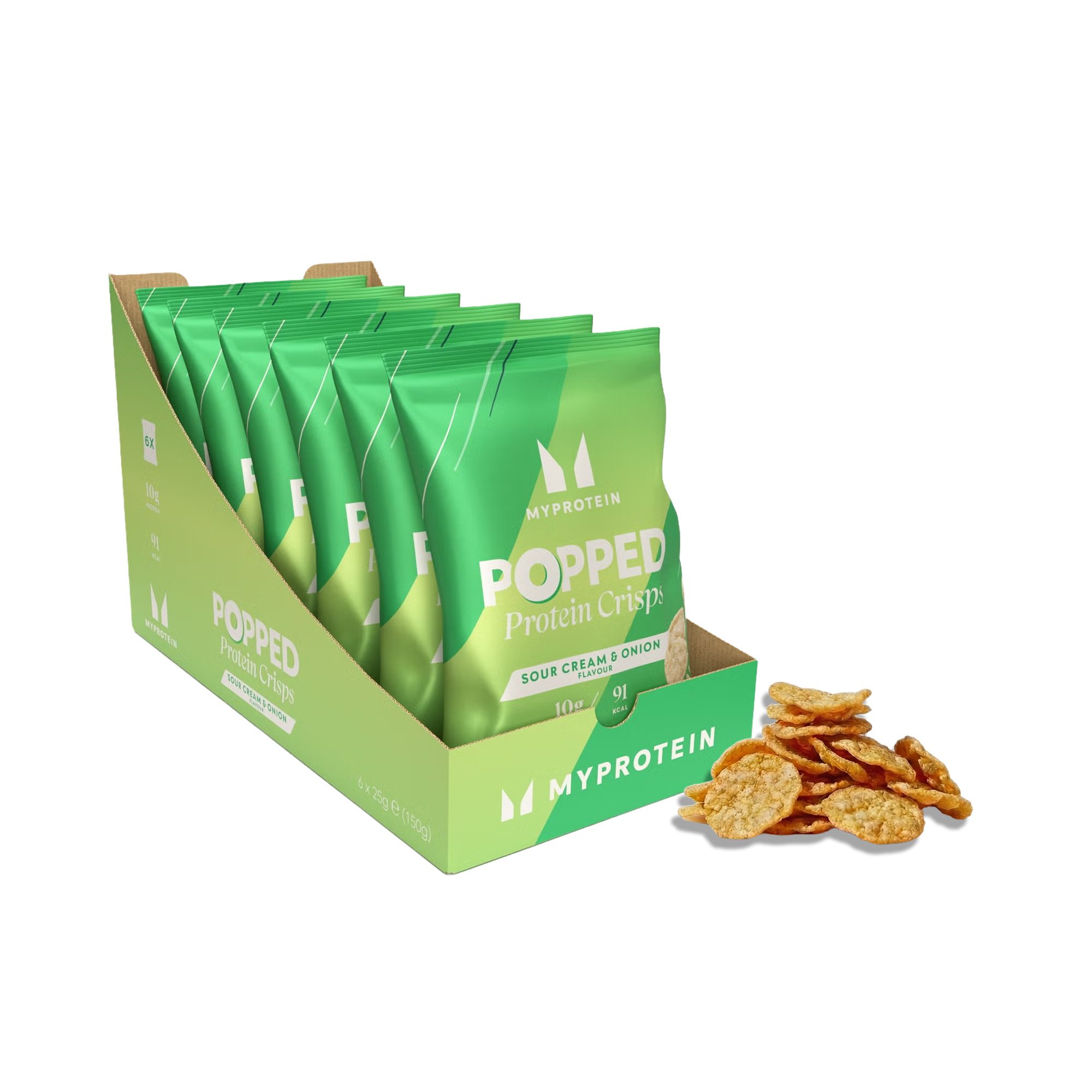 Popped Protein Crisps - Sour Cream & Sipuli Image 1