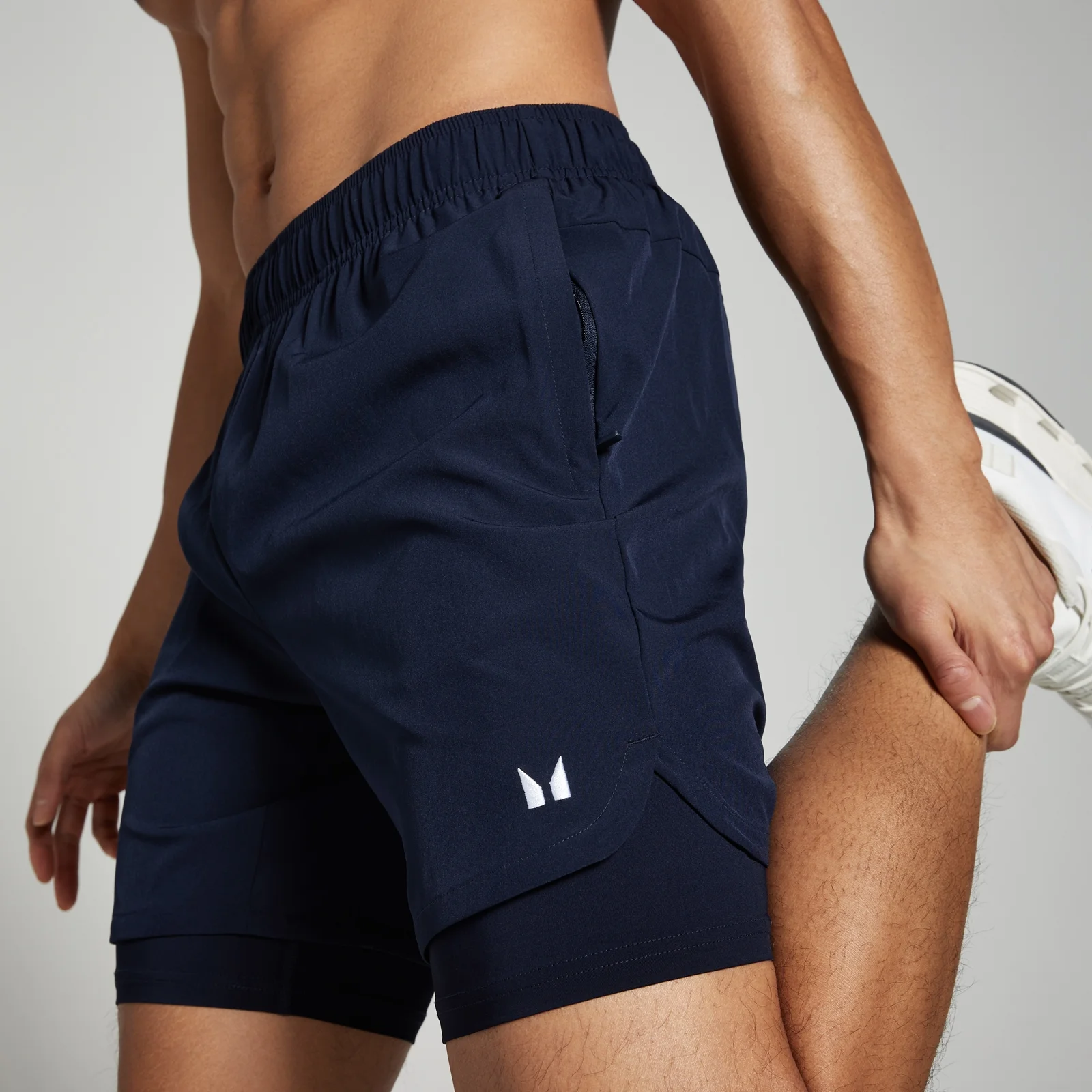 Miesten 2-in1 MP Training -shortsit – laivastonsiniset - S Image 1