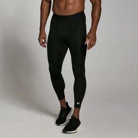 Miesten MP Training 3/4 Baselayer -leggingsit – mustat