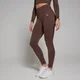 Naisten saumattomat MP Shape -leggingsit – pähkinä