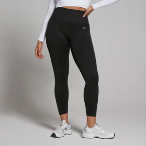 Naisten saumattomat 7/8-pituiset MP Shape -leggingsit – mustat - Size M