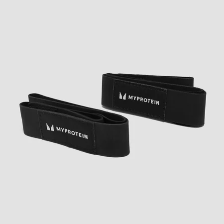 Myprotein mokkanahkaiset nostohihnat – musta