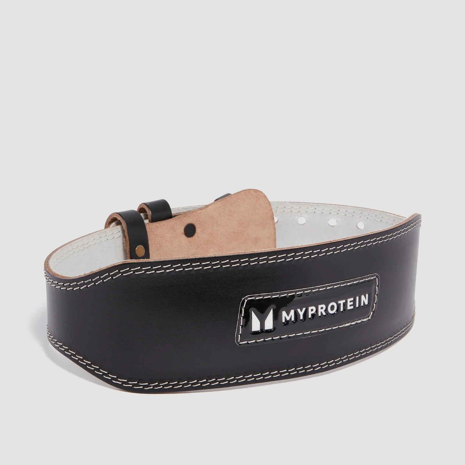 Myprotein nahkainen painonnostovyö – musta - Small (23-32 Inch) Image 1
