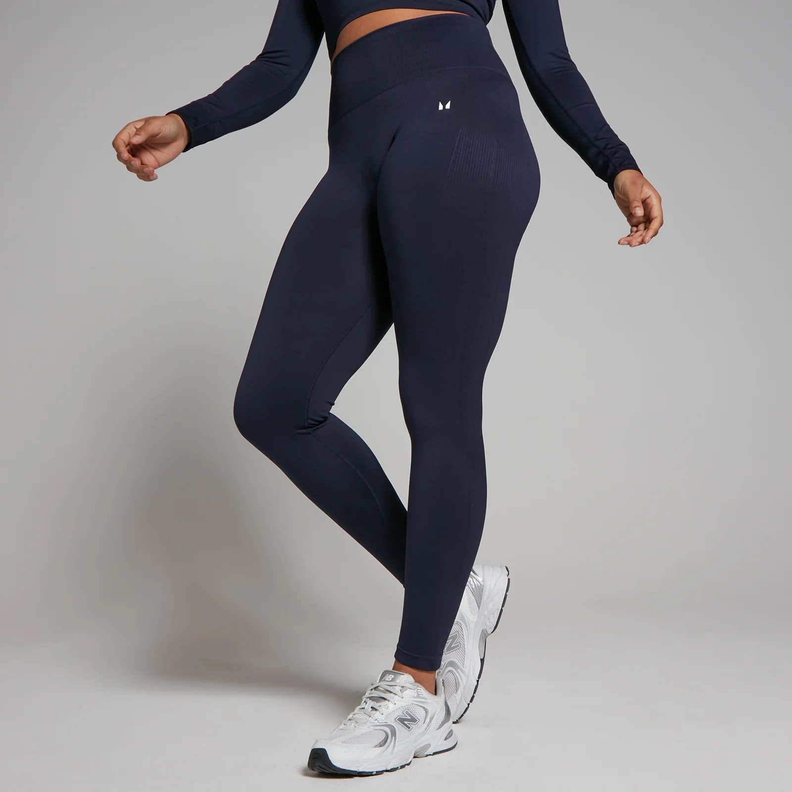 Naisten saumattomat MP Shape -leggingsit – laivastonsiniset - M Image 1