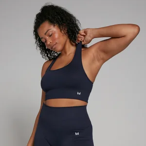 Naisten saumaton MP Shape -urheilutoppi – laivastonsininen - Size XS