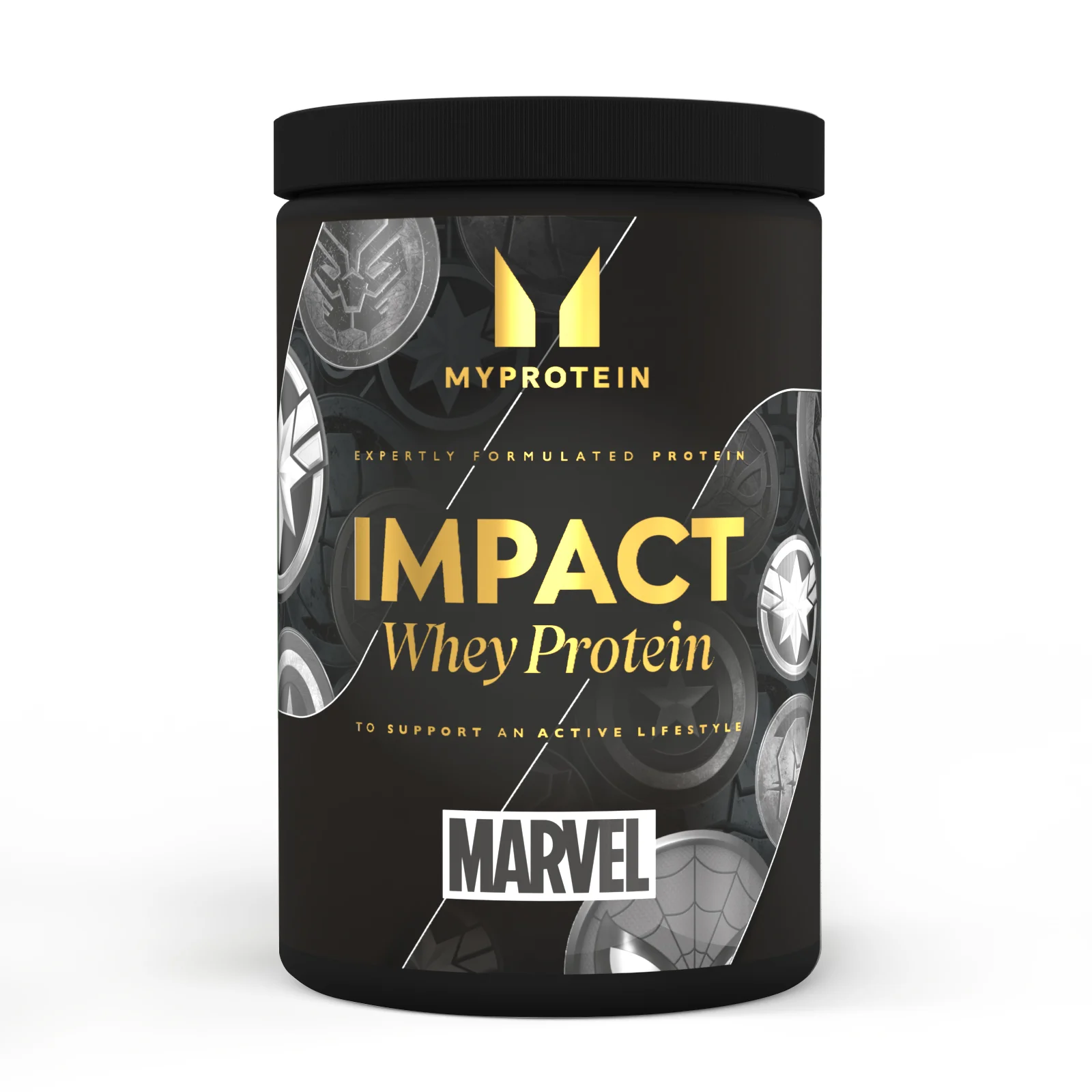 Impact Whey Protein – MARVEL - 625g - Chocolate Peanut Pretzel Image 1