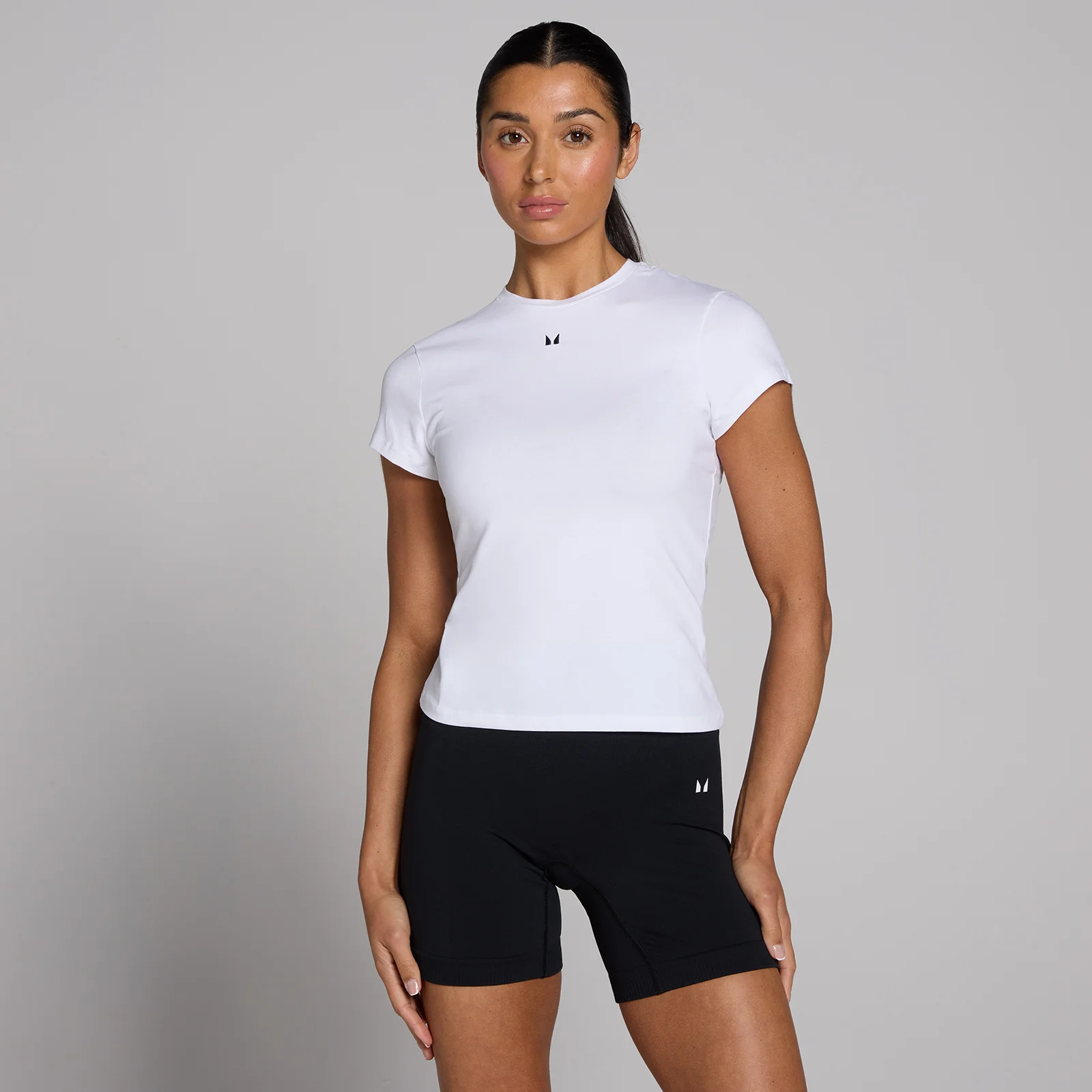 Naisten lyhythihainen MP Body Fit Basics -t-paita – valkoinen - XXS Image 1
