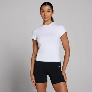 Naisten lyhythihainen MP Body Fit Basics -t-paita – valkoinen - Size XXS